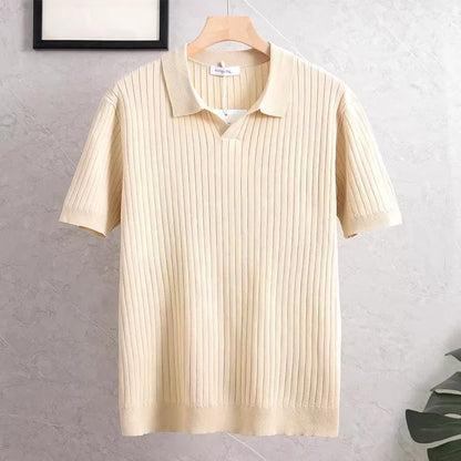 オールドマネー ニットポロ メンズ 半袖 PORTOFINO | HERITAGE&Co.
