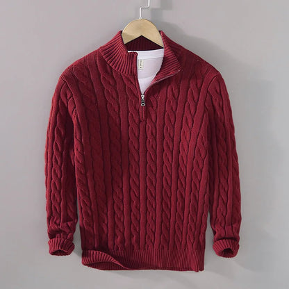 オールドマネー ハーフジップニット メンズ 長袖 CORTINA | HERITAGE&Co.
