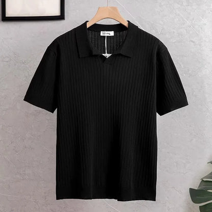 オールドマネー ニットポロ メンズ 半袖 PORTOFINO | HERITAGE&Co.