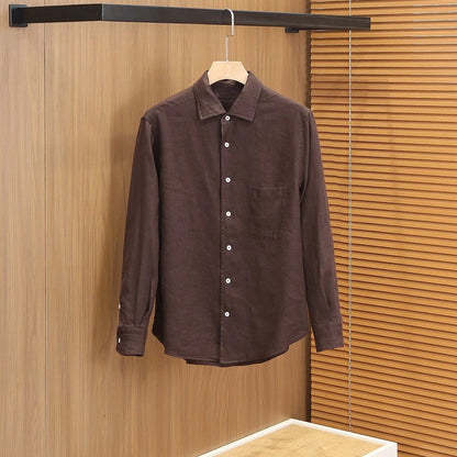 オールドマネー リネンシャツ メンズ 長袖 AMALFI | HERITAGE&Co.