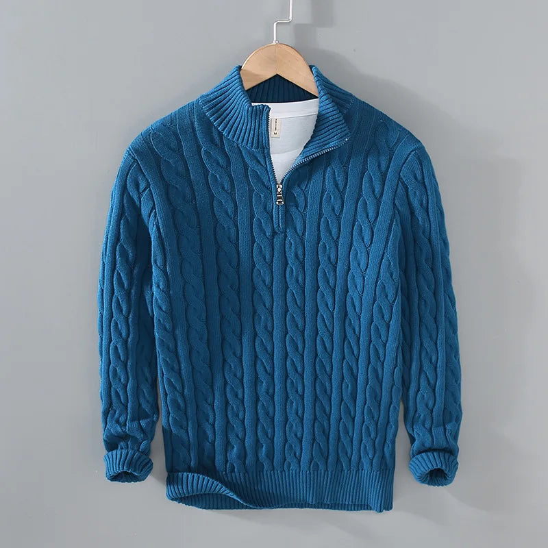 オールドマネー ハーフジップニット メンズ 長袖 CORTINA | HERITAGE&Co.