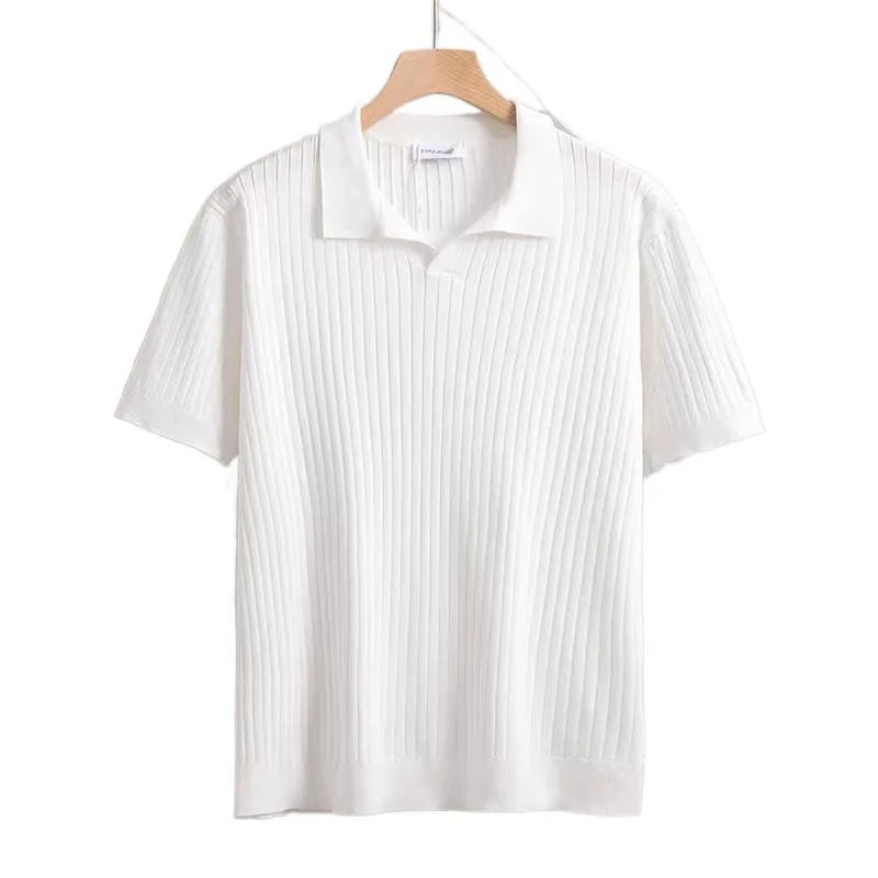 オールドマネー ニットポロ メンズ 半袖 PORTOFINO | HERITAGE&Co.