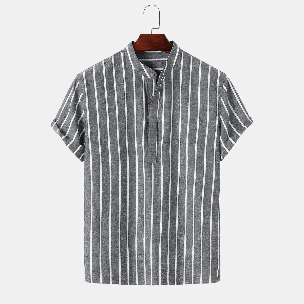 オールドマネー ストライプシャツ メンズ 半袖 CAPRI | HERITAGE&Co.