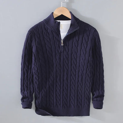 オールドマネー ハーフジップニット メンズ 長袖 CORTINA | HERITAGE&Co.