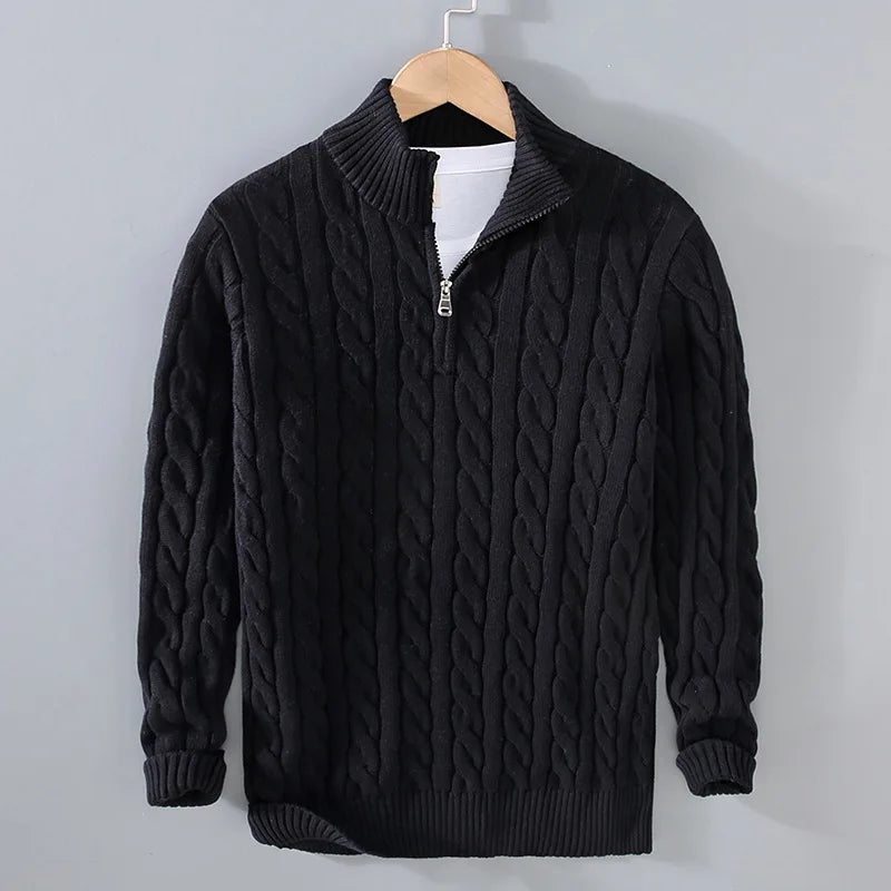 オールドマネー ハーフジップニット メンズ 長袖 CORTINA | HERITAGE&Co.