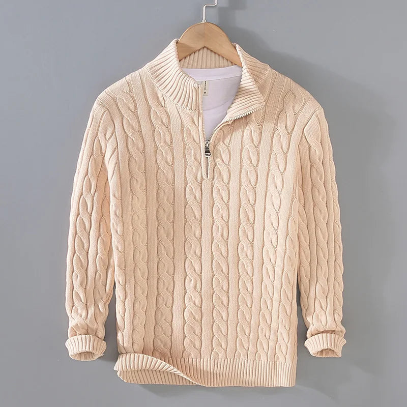 オールドマネー ハーフジップニット メンズ 長袖 CORTINA | HERITAGE&Co.