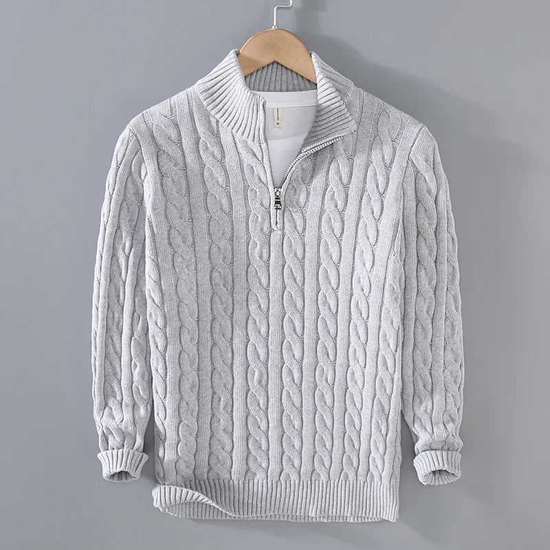 オールドマネー ハーフジップニット メンズ 長袖 CORTINA | HERITAGE&Co.